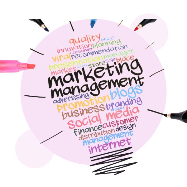 Infographic Cartoon bulb with marketing texts